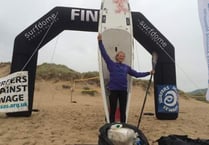 Cal's epic paddleboard challenge