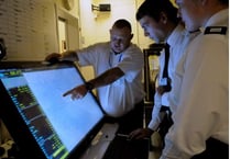 Officer cadets visit sub school