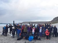 Record-breaking beach clean