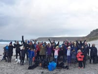 Record-breaking beach clean