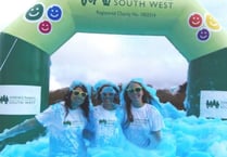 Hospice holds Bubble Rush event