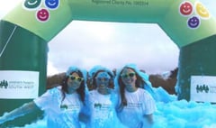 Hospice holds Bubble Rush event