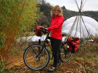 Bamboo bike back to its roots