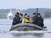 Training in aid after a hurricane