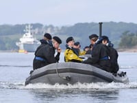 Training in aid after a hurricane