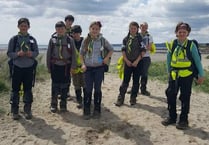 Scouts walk coast got coast