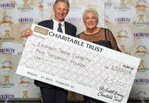 £5k cheque for licensed trade charity