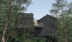 Woodland plan for luxury eco-lodges