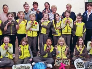 Brownies lend a hand