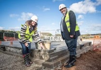 First bricks in new Cornish housing scheme