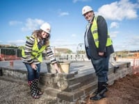 First bricks in new Cornish housing scheme