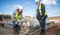 First bricks in new Cornish housing scheme