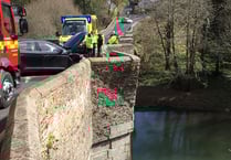 Lengthy diversions still in place after bridge crash - updated