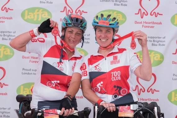 Cyclists tackle London to Brighton ride