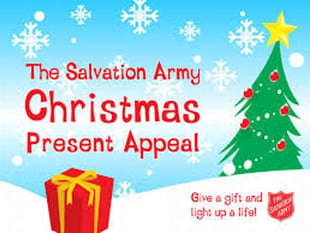 Salvation Army's call for gifts to be given to children