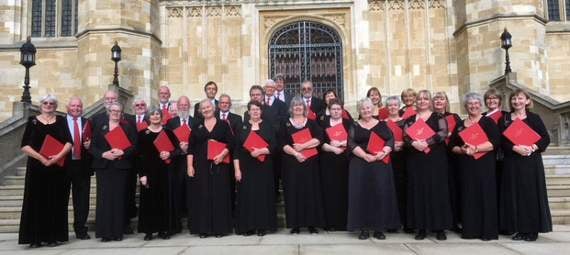 Choir in full voice at Windsor Castle