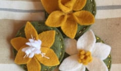 Make daffodil brooches at Tamar Valley
