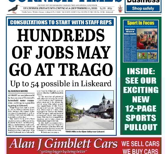 Local news, views, photos and information in your latest Cornish Times, out today