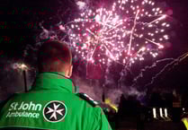 First aid skills warning for firework night