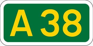 A38 now open after Glynn Valley collision in which three people were injured