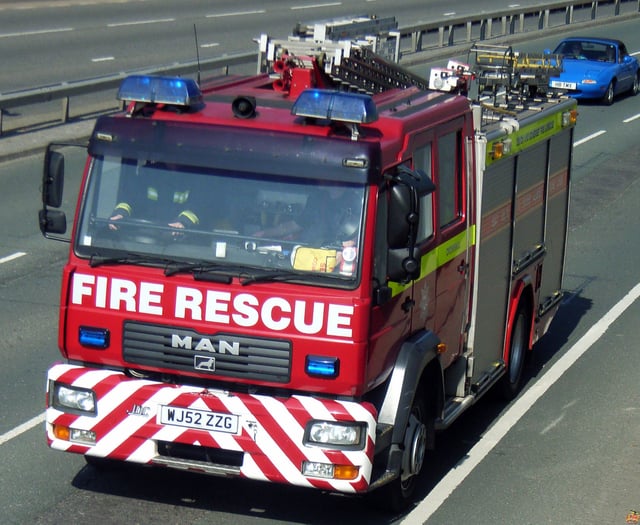Firefighters tackle blaze at Liskeard electrical sub station
