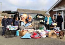 New Year giving to the RSPCA Cornwall Branch