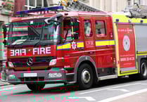 Mid terrace property fire in Gunnislake
