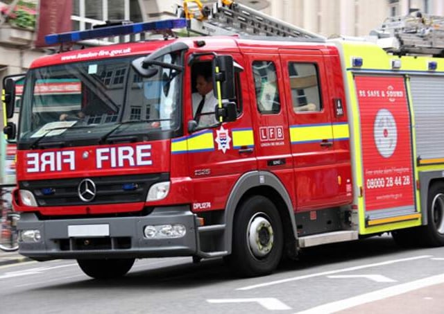 Mid terrace property fire in Gunnislake