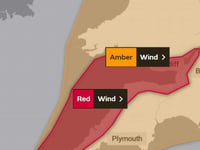 Storm Eunice weather warning now upgraded to Red, with rail services reduced as a precaution