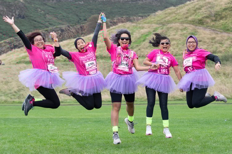 FREE FIRST USE ONLY
Picture by Lesley Martin
10/10/21

Cancer Research UK Race For Life at Holyrood Park, Edinburgh, Sunday October 10th.

All images © Lesley Martin 2021. Free first use only for editorial in connection with the commissioning client's press-released story. All other rights are reserved. Use in any other context is expressly prohibited without prior permission.


© Lesley Martin 2021
e: lesley@lesleymartin.co.uk
t: 07836745264


 
