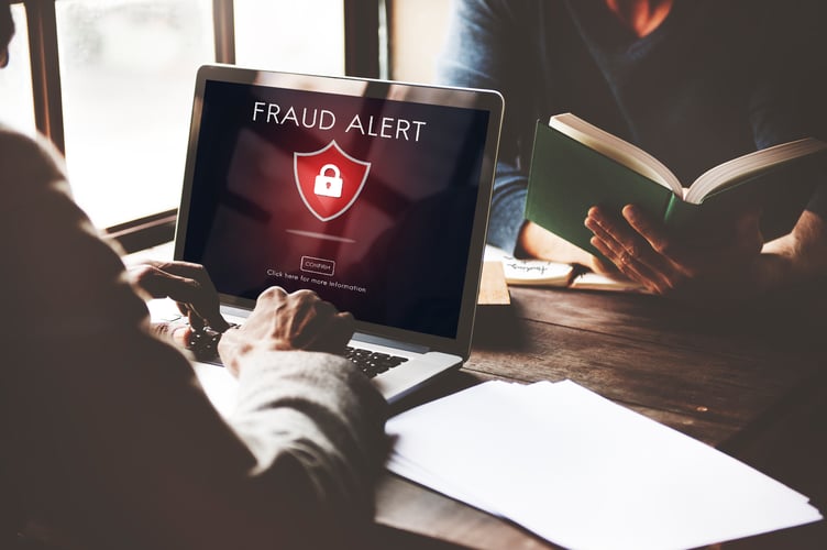 Fraud Scam Phishing Caution Deception Concept