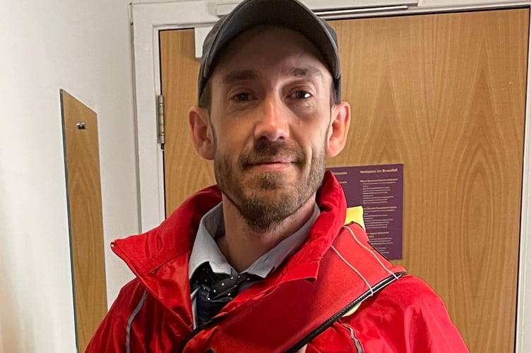 Marathon postman Darren Evans