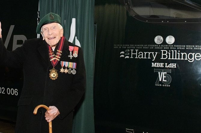 Harry Billinge  hen having a GWR train named after him