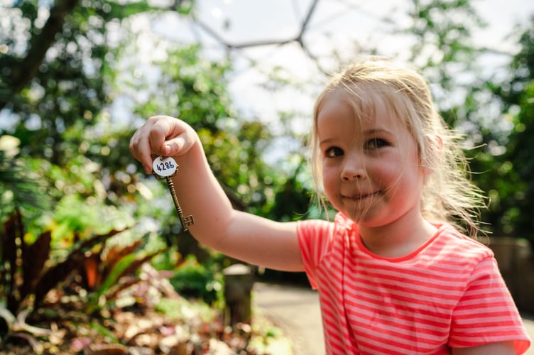 Easter treasure hunt at the Eden Project