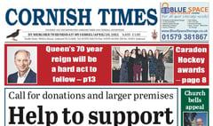 The latest edition of the Cornish Times is on sale now