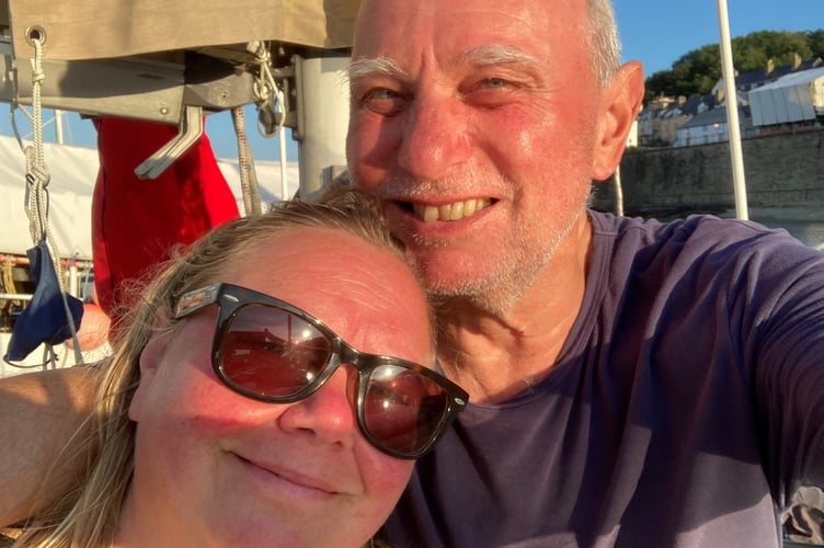 Delia Swift and Chris three days after incident, showing relief in their faces