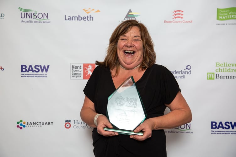 A previous winner of the award for Overall Social Worker of the Year