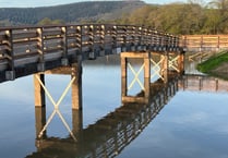 Footbridge opens as part of Calstock intertidal flood defence scheme