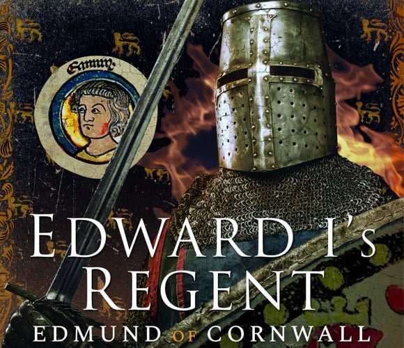 Part of the cover design of Michael Ray’s biography of Edmund, Earl of Cornwall