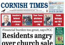 The latest issue of the Cornish Times in on sale now
