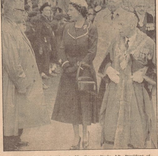 Her Majesty on her visit to Liskeard in 1995