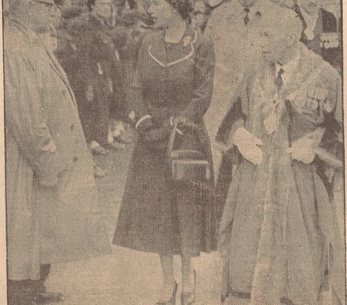 Her Majesty on her visit to Liskeard in 1995