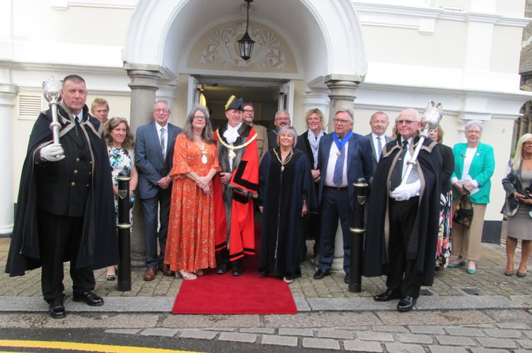 Saltash Mayor making 