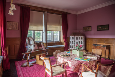 Recently discovered 19th-century paint colours inspire a children’s nursery re-presentation at Lanhydrock