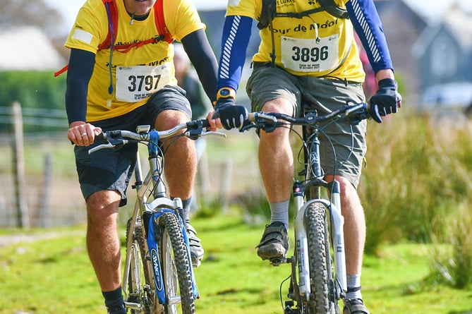 Caption - Cyclist's taking part in the St Luke's Tour de Moor 2021 event.



Copyrighted photo by Paul Slater Images Ltd  - Tel 07512838472.