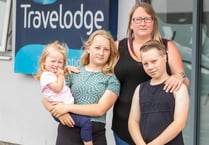 Struggling family forced to live in Travelodge for months