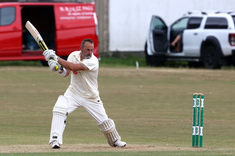 Liskeard Cricket Club action.