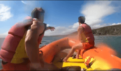 RNLI lifeguards rescue swimmer caught in powerful rip