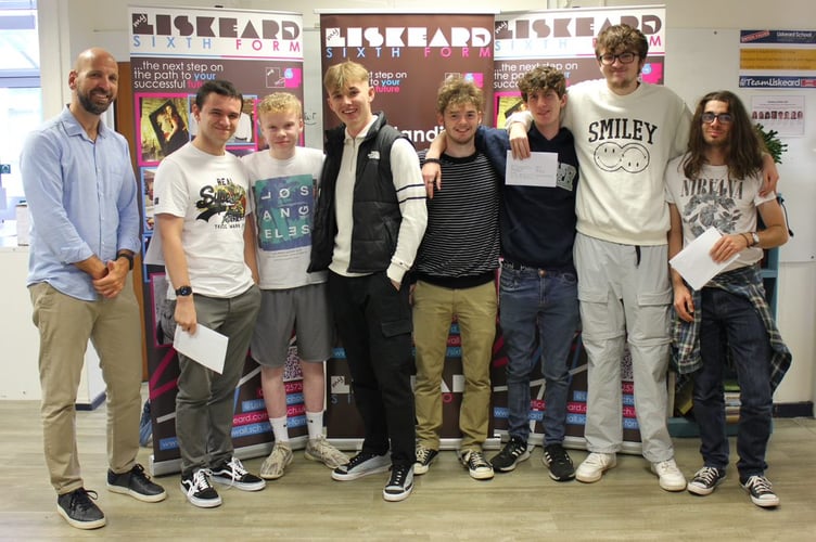 Students of Liskeard College received their A-Level results 
