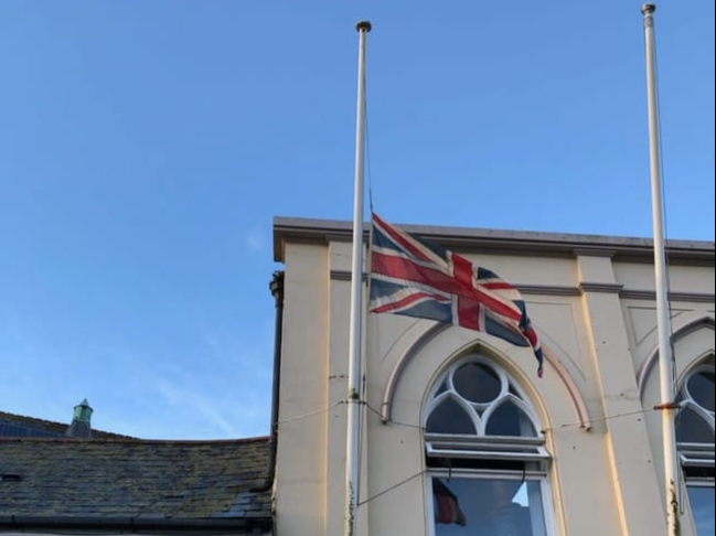 Following the passing of Her Majesty The Queen we fly the flag at half mast at The Public Hall.